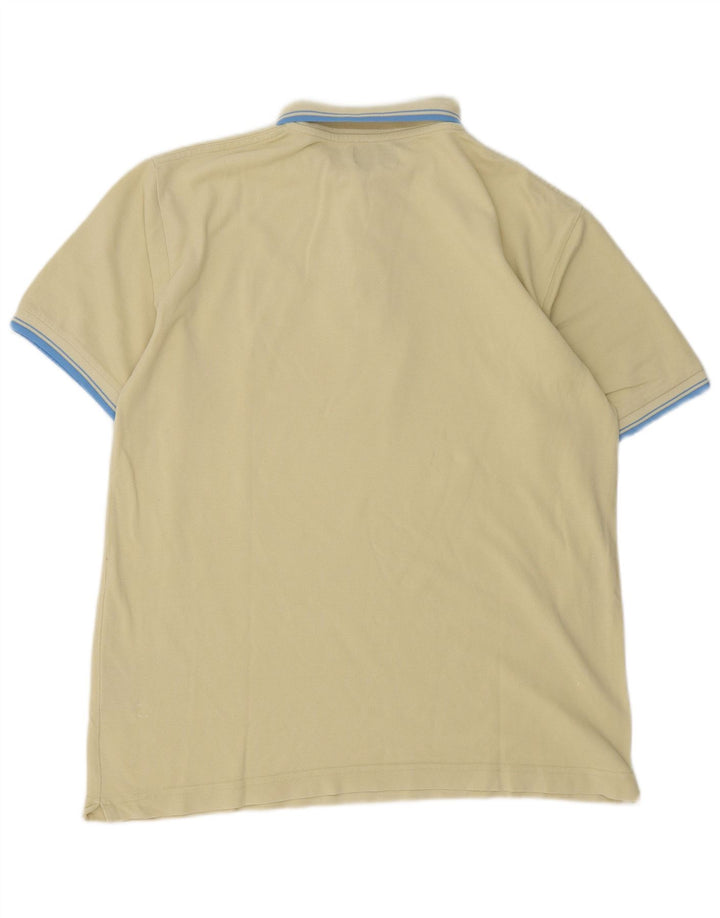 Kappa Polo Homme XL Jaune Coton