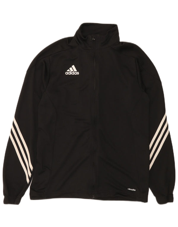 Adidas Veste de survêtement Climalite pour homme Noir moyen Polyester