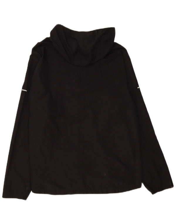 Nike Veste de survêtement à capuche pour femme UK 16 Large Noir Polyester