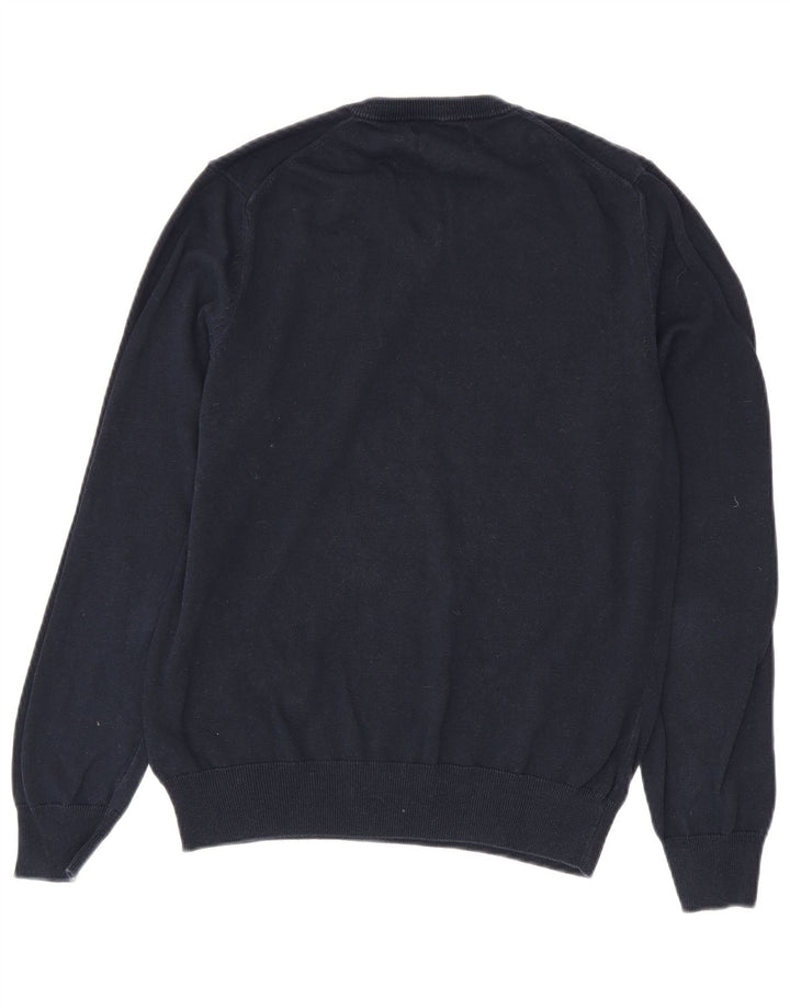 Marks & Spencer Pull col V Homme Bleu Marine Moyen Coton