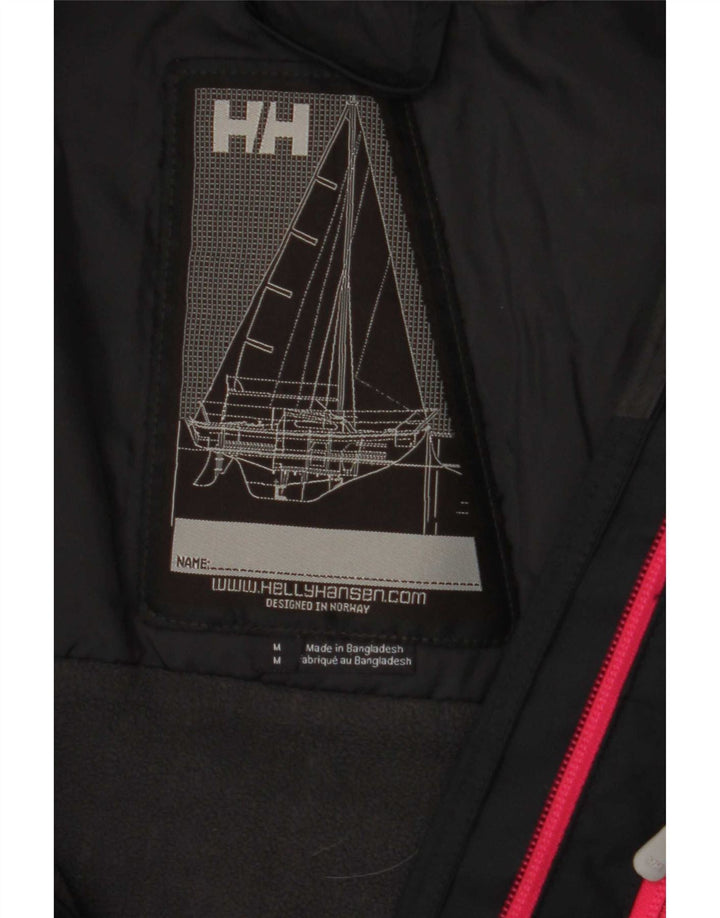Helly Hansen Veste coupe-vent graphique pour femme UK 14 Medium Noir Polyester