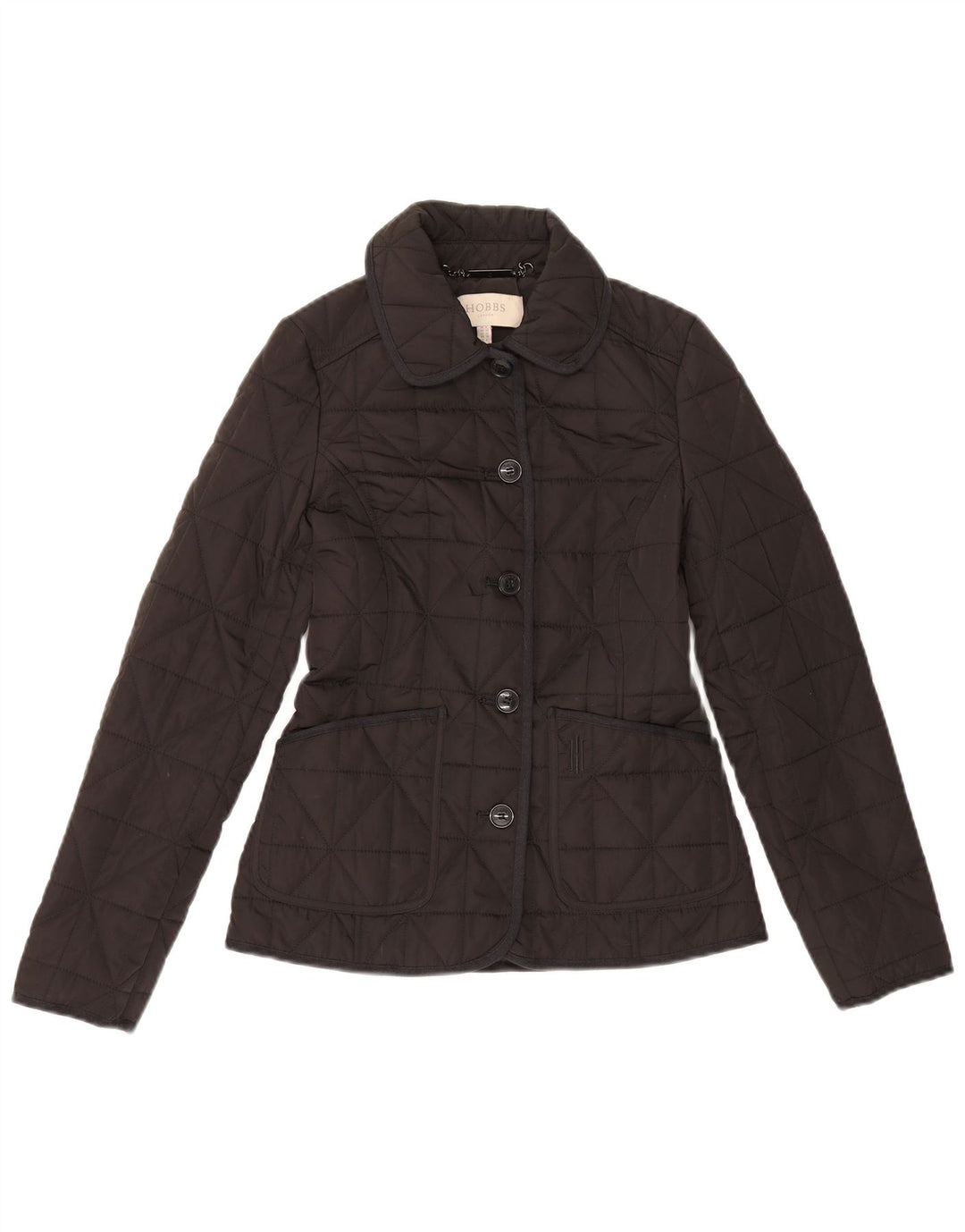 Hobbs Veste matelassée pour femme UK 6 XS Noir Polyester Classique
