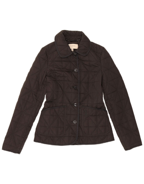 Hobbs Veste matelassée pour femme UK 6 XS Noir Polyester Classique