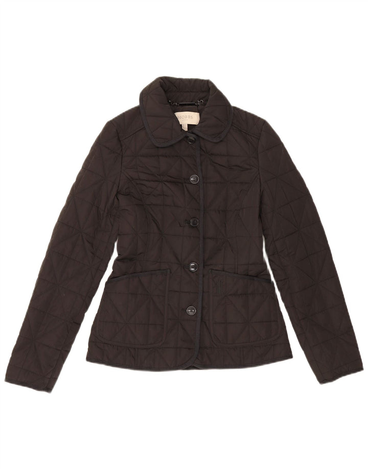 Hobbs Veste matelassée pour femme UK 6 XS Noir Polyester Classique