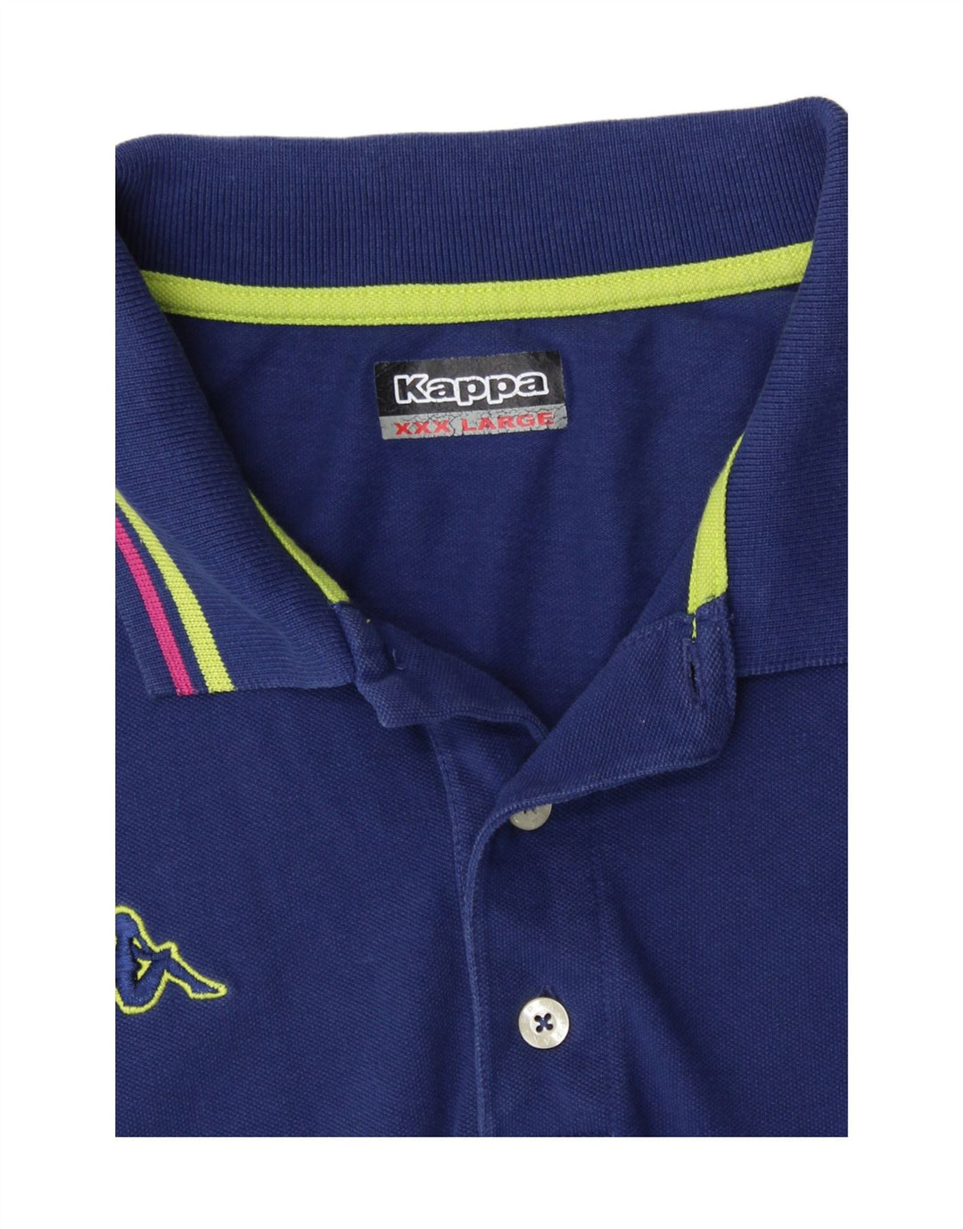 Kappa Polo Slim Fit Homme 3XL Bleu Marine