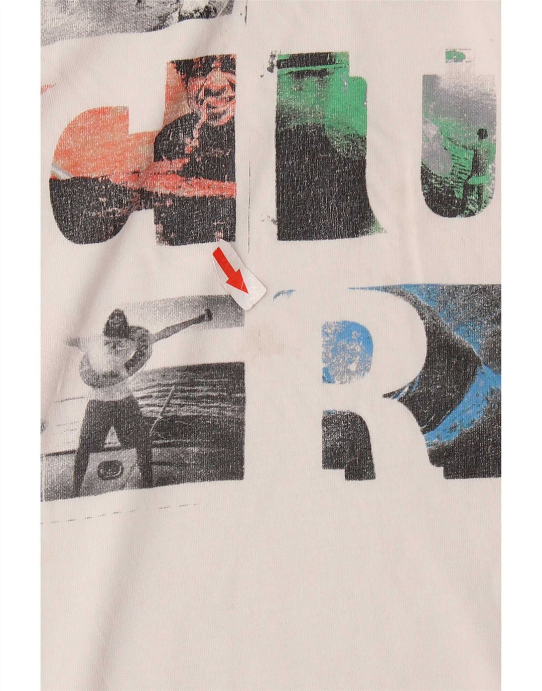 Rip Curl T-shirt graphique pour hommes, haut moyen blanc