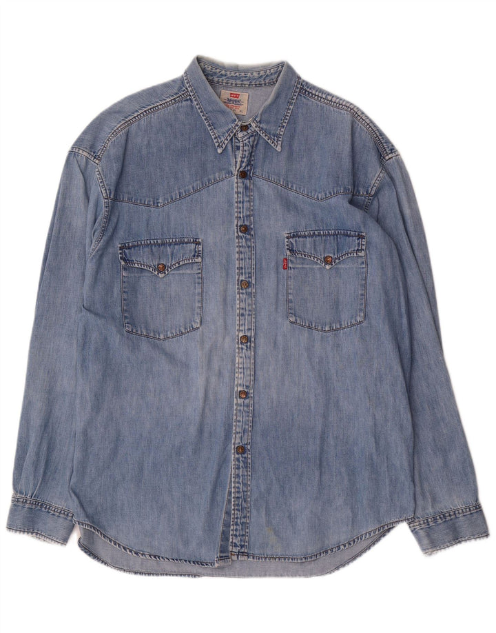 Levi's Chemise en Jean XL Homme Bleu Coton