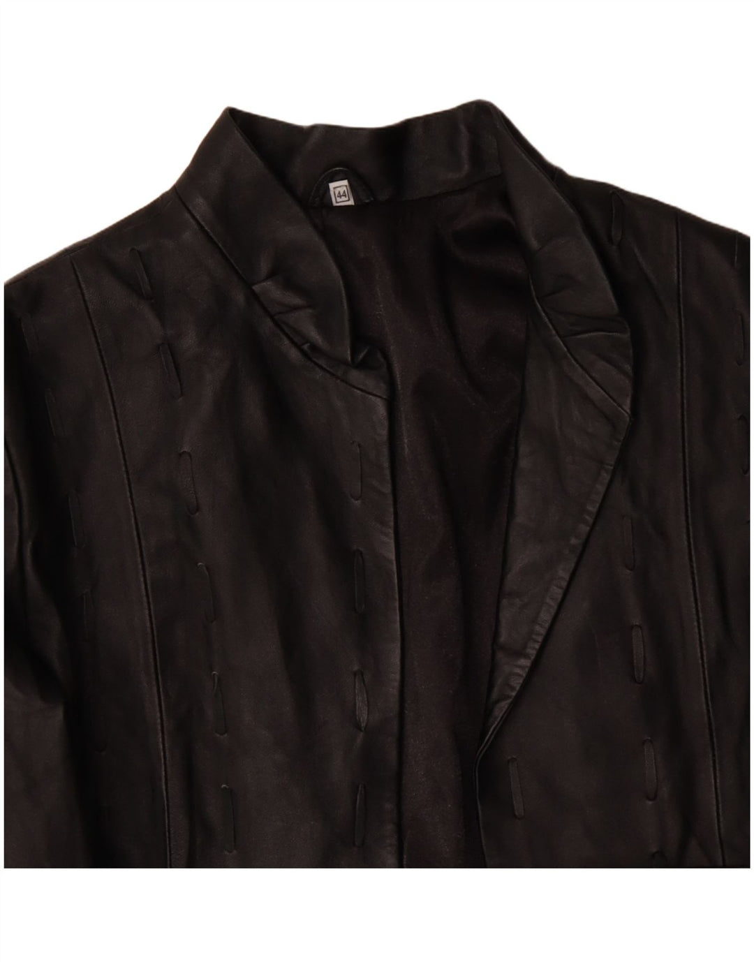 Veste en cuir femme VINTAGE IT 44 noir moyen