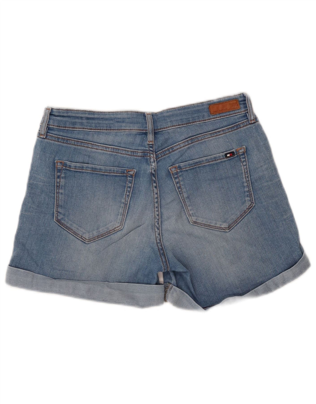 Tommy Hilfiger Short en jean W28 pour femme en coton bleu moyen
