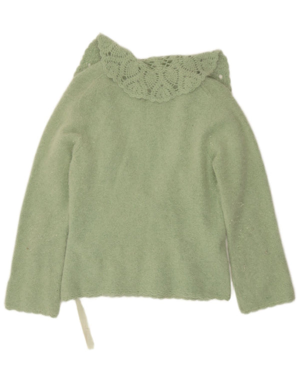 Monsoon Cardigan pour femme UK 16 Large Angora Vert