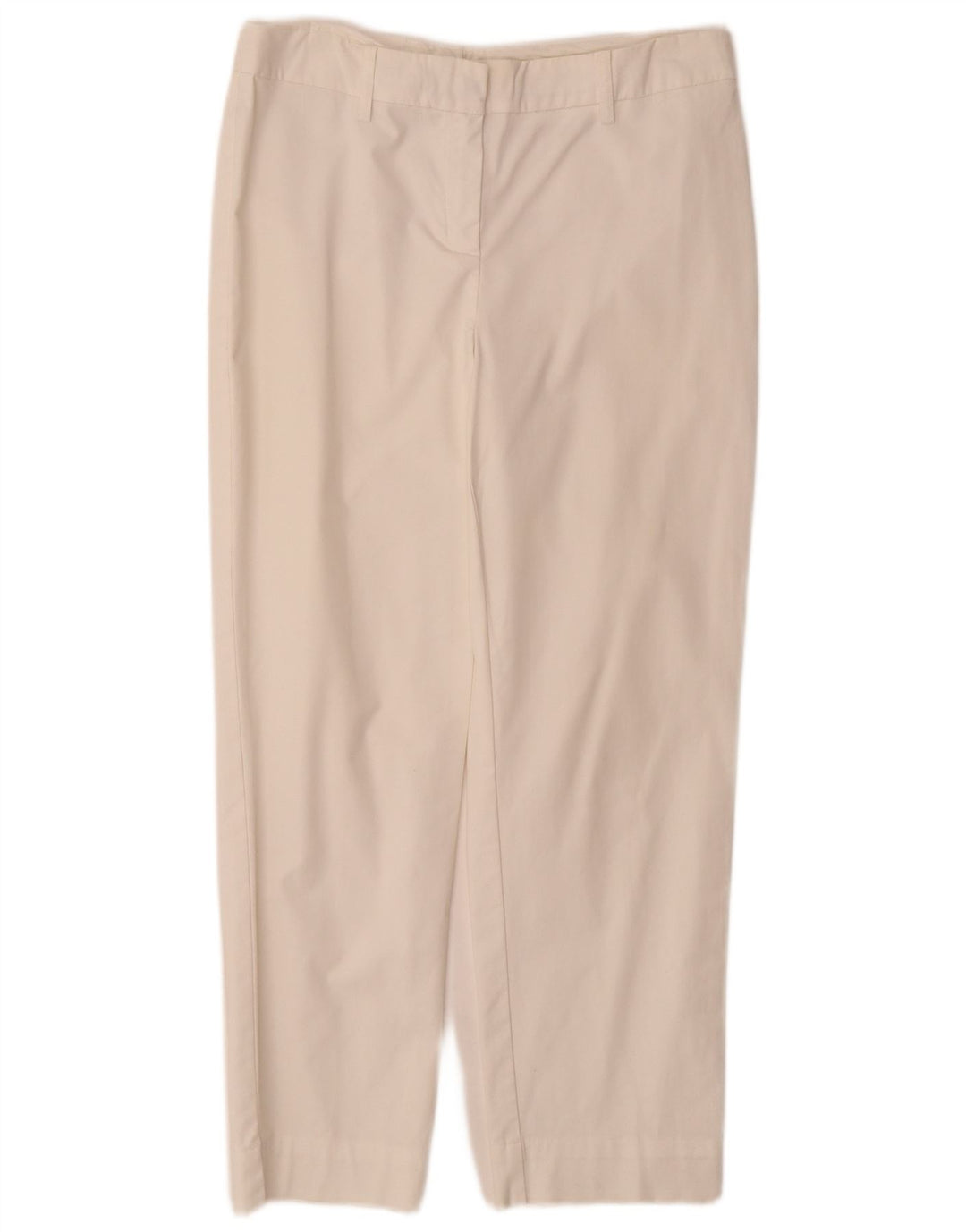Marella Pantalon Court Droit Femme W28 L26 Blanc
