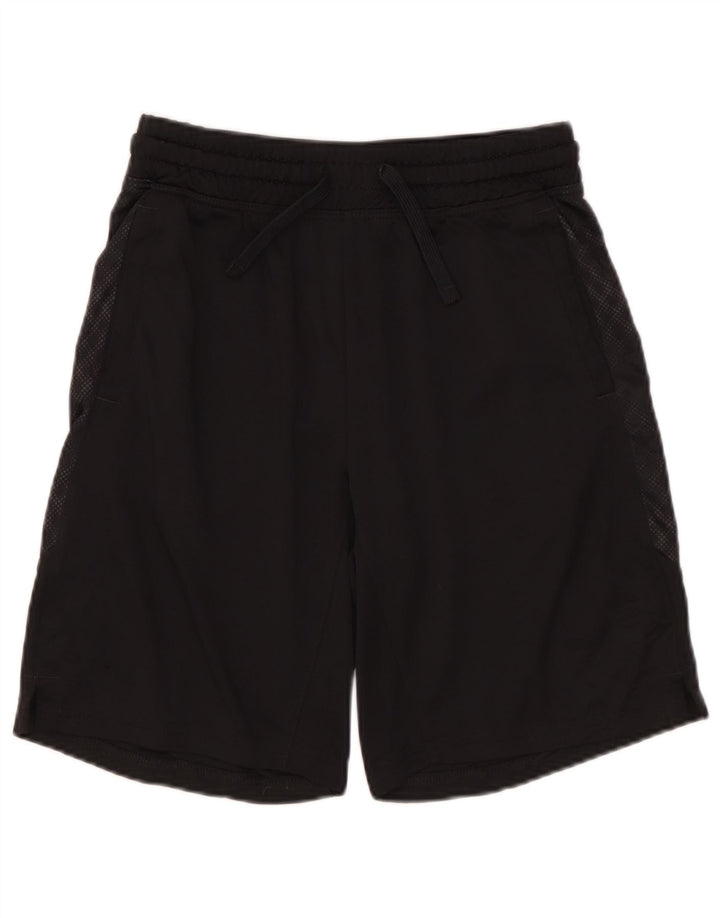 RUSSELL ATHLETIC Short de Sport Garçon 10-11 Ans Grand Noir Polyester