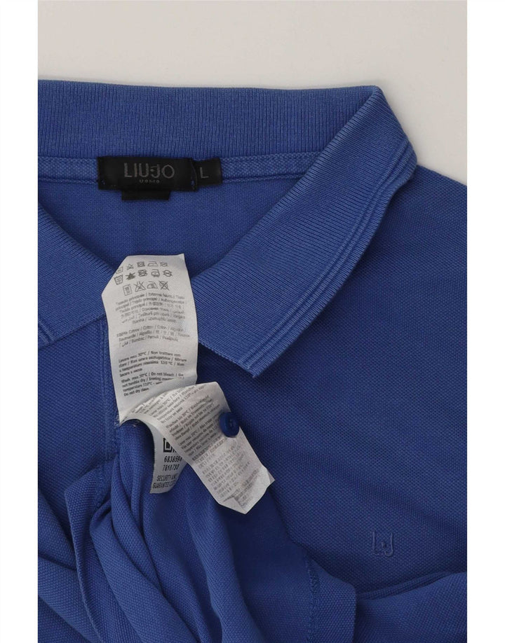 Liu Jo Polo Homme Grand Bleu Coton