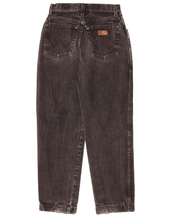 Wrangler Jean fuselé taille haute pour femme US 10 Large W30 L27 Gris Coton