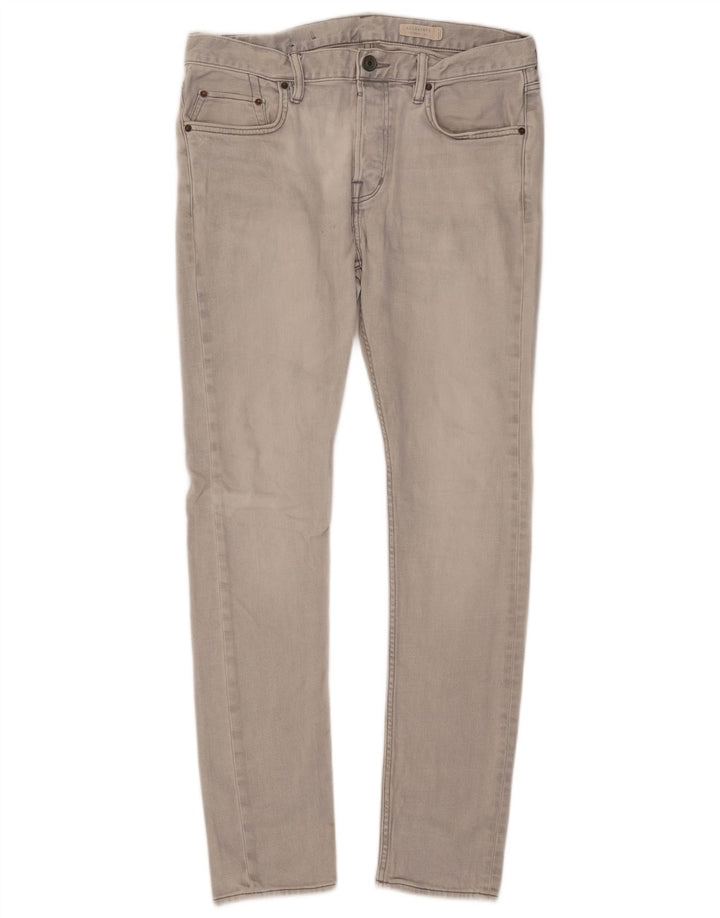 All Saints Jean Skinny Cigarette W35 L31 Gris Homme
