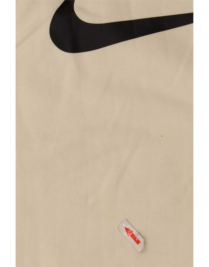 Nike Sweat-shirt graphique en coton color block blanc cassé moyen pour homme