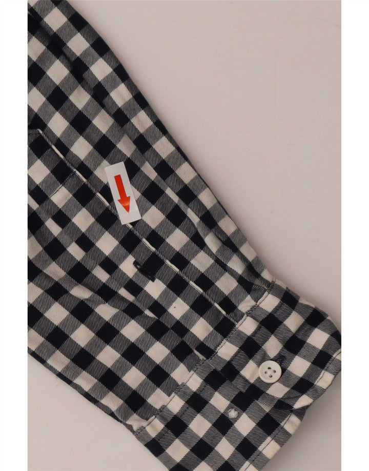 Jack & Jones Chemise en flanelle pour homme Vichy bleu marine moyen