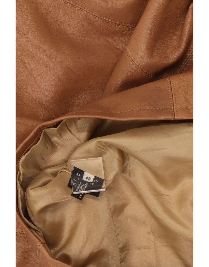 Veste en cuir femme VINTAGE IT 48 XL Cuir marron
