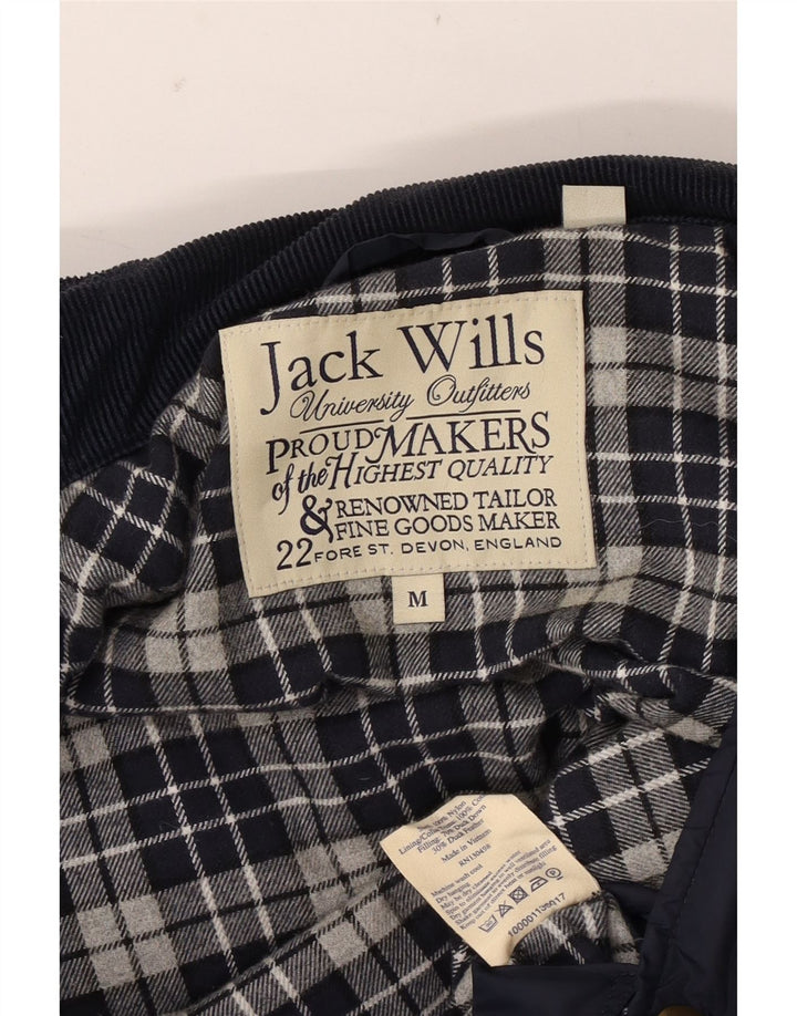 Jack Wills Gilet rembourré pour homme UK 38 Medium Bleu marine Nylon