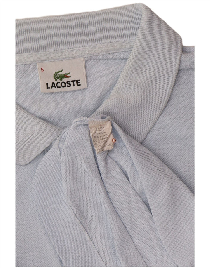 LACOSTE Polo Homme Taille 5 Grand Bleu Coton