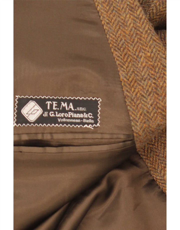 Ing Loro Piona & Co. Veste Blazer Homme IT 54 2XL Marron Chevrons
