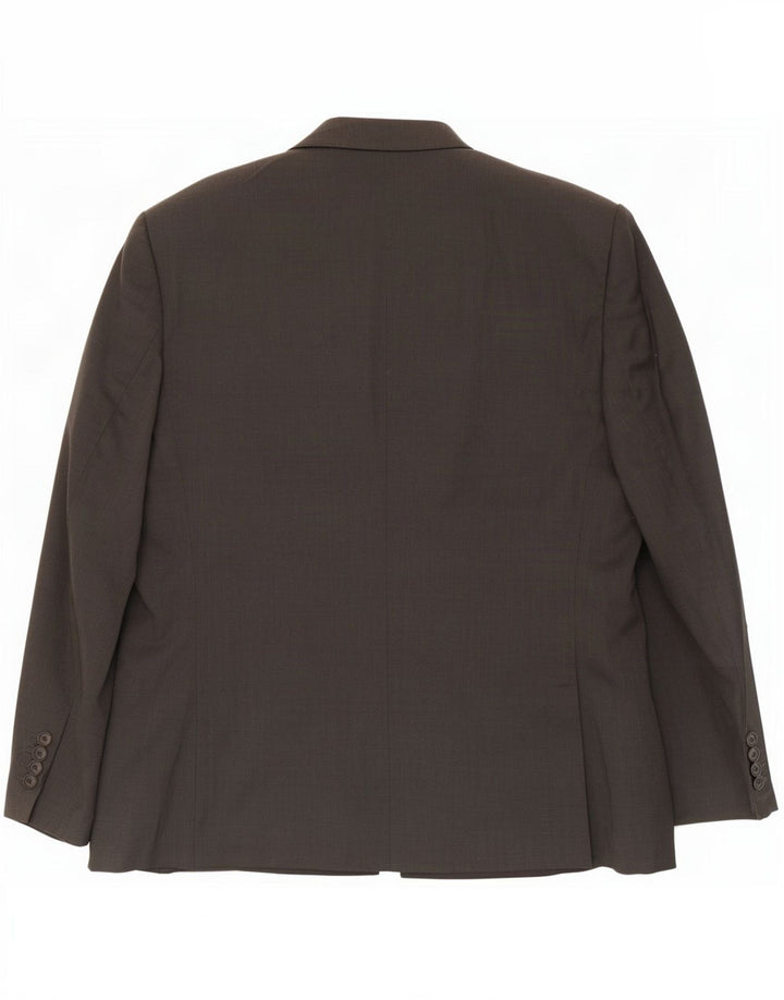 Marks & Spencer Veste blazer coupe régulière à 2 boutons pour homme UK 46 XL Laine grise