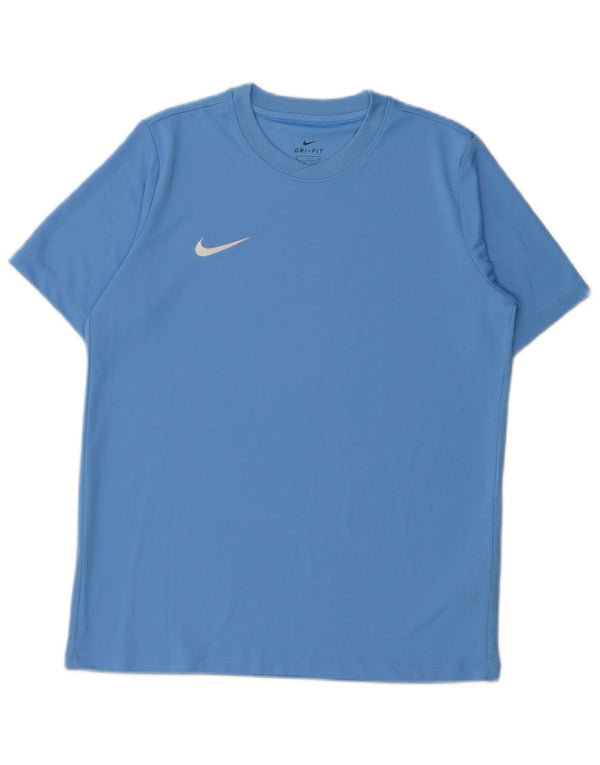 Nike Garçon Dri Fit T-Shirt Top 13-14 ans XL Bleu Polyester