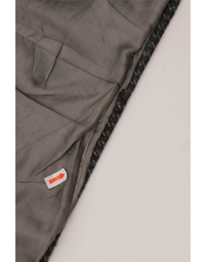 VINTAGE Veste Blazer 2 Boutons Homme UK 38 Pied-de-Poule Gris Moyen