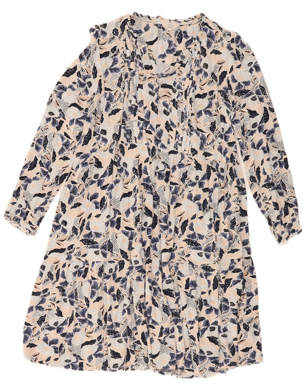Fat Face Robe à manches longues pour femme UK 44 Medium Multicolore Floral