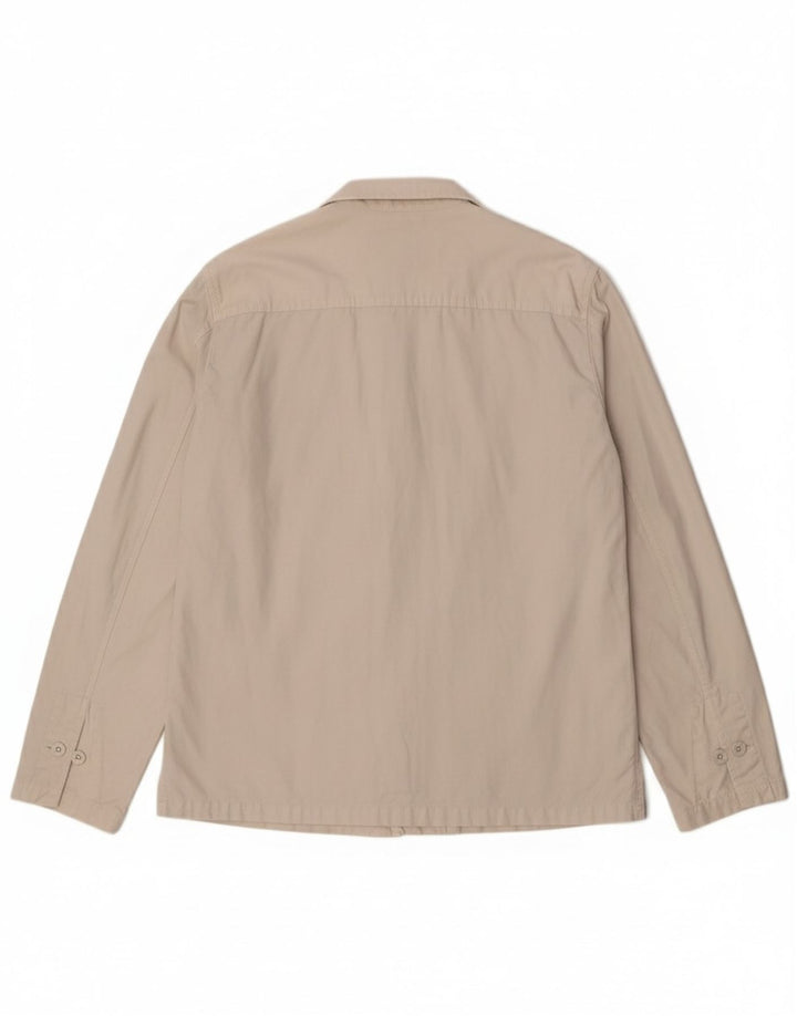 Gas Veste Bomber Homme UK 42 XL Coton Blanc Cassé