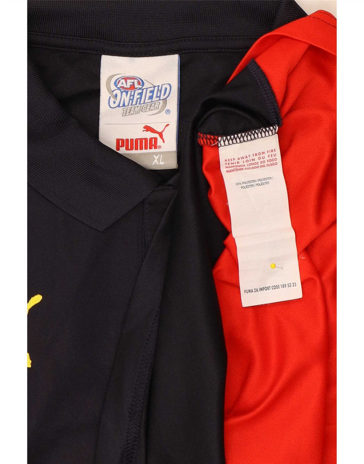 Puma Polo XL Homme Bleu Marine Colorblock Polyester