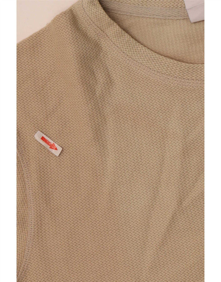 Zara Homme T-Shirt Top Beige Moyen Coton