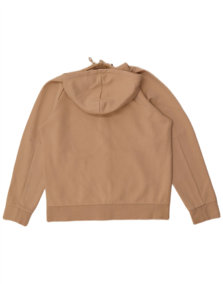 Puma Sweat à Capuche Zippé Homme Beige Moyen Coton