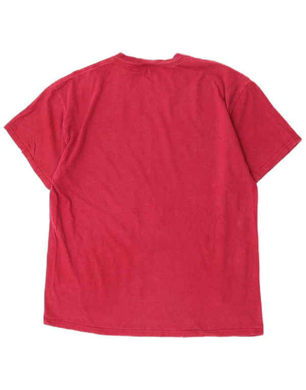 Nike Mens Las Vegas Graphic T-Shirt Top Large Bordeaux Coton