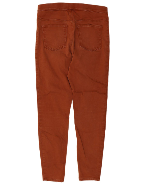 Marks & Spencer Jean court jegging pour femme UK 12 moyen W30 L26 coton marron