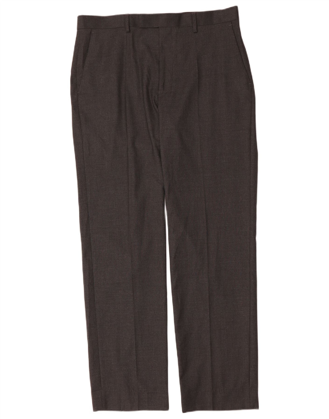 Marks & Spencer Pantalon de costume droit coupe droite pour homme W34 L33 Gris