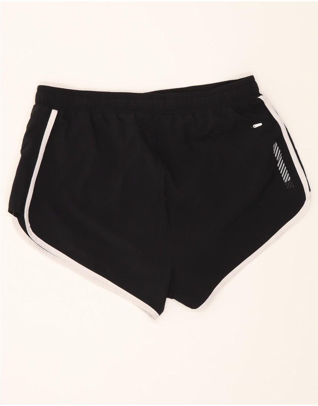 Superdry Short de sport pour femme UK 16 Large Noir Polyester