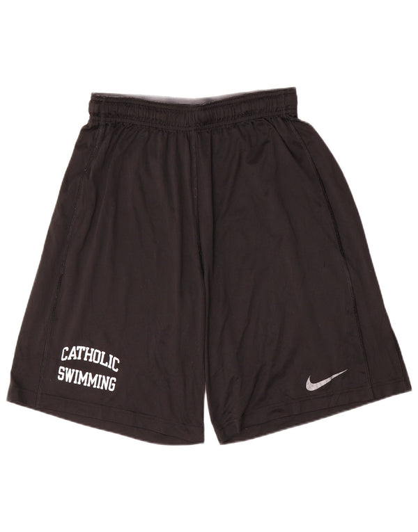 Nike Short de sport Dri Fit Graphic pour homme en polyester noir moyen
