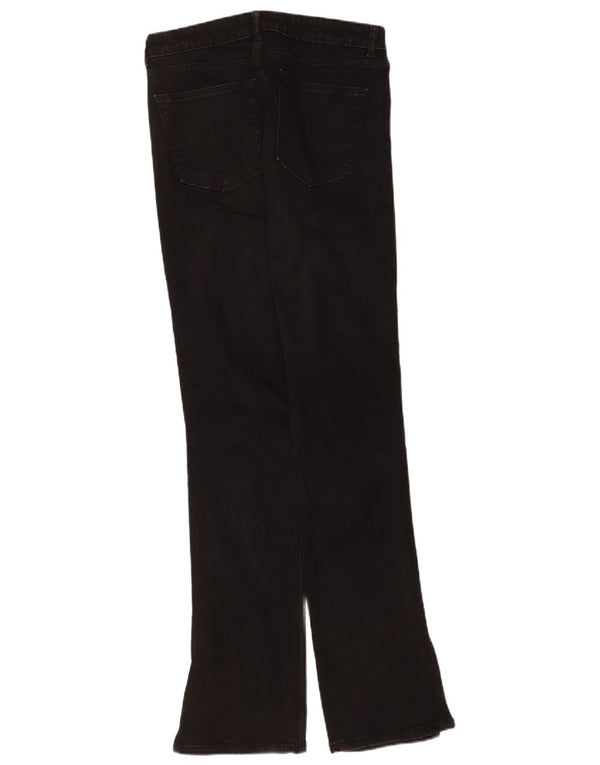 Zara Jean Bootcut Femme EU 42 Large W32 L33 Noir