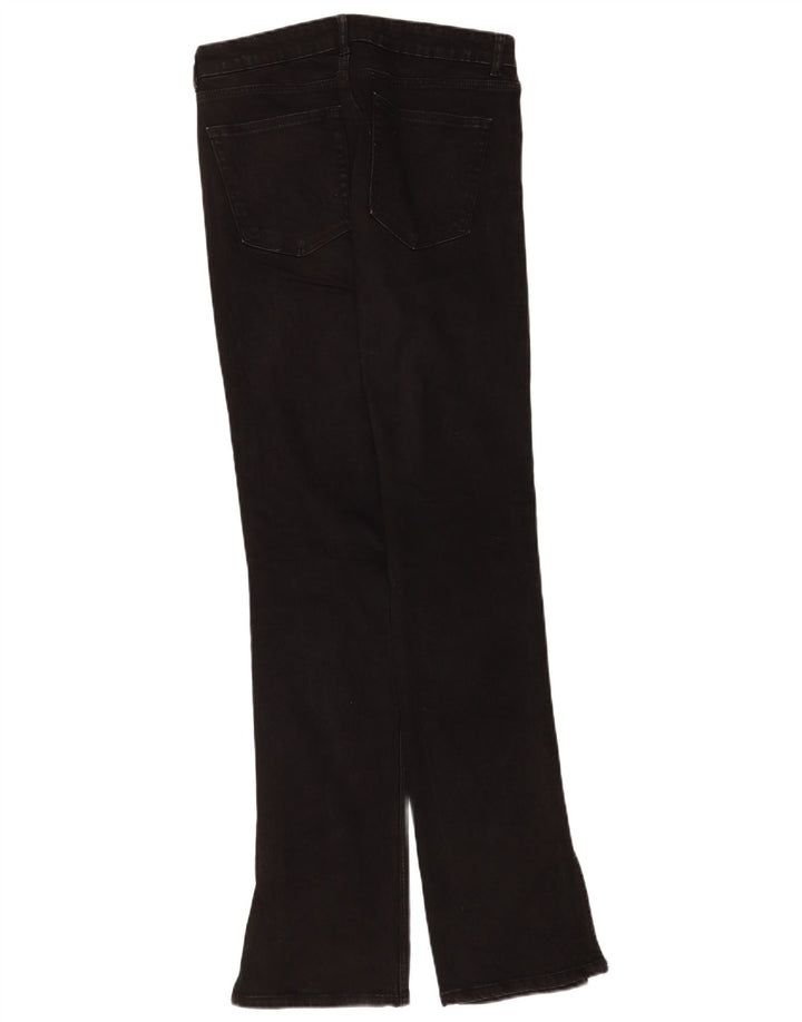 Zara Jean Bootcut Femme EU 42 Large W32 L33 Noir