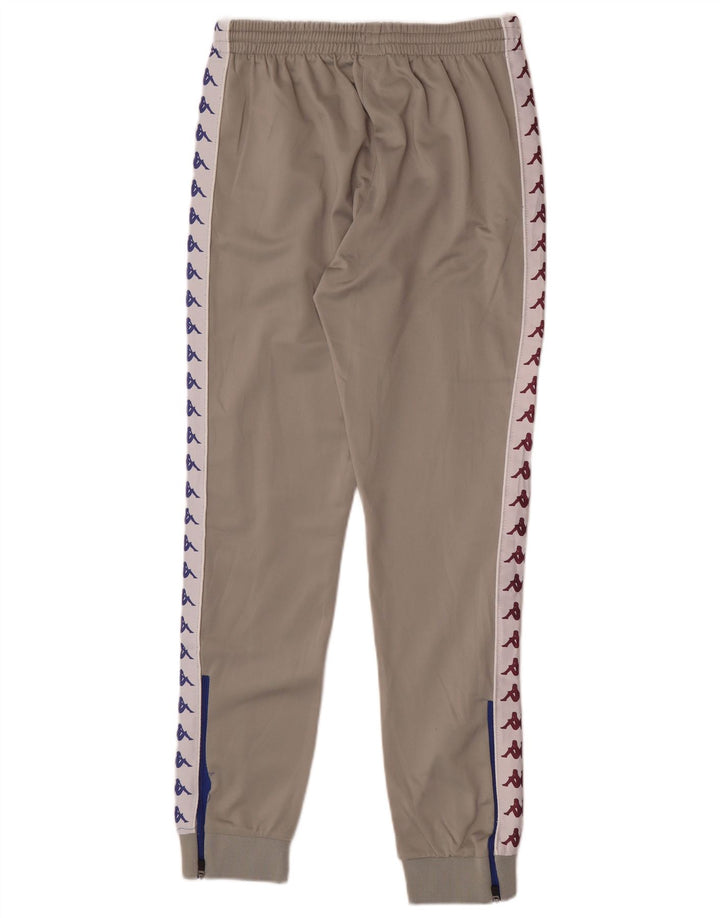 Kappa Pantalon de Survêtement Graphique Homme Joggers Small Gris Colorblock