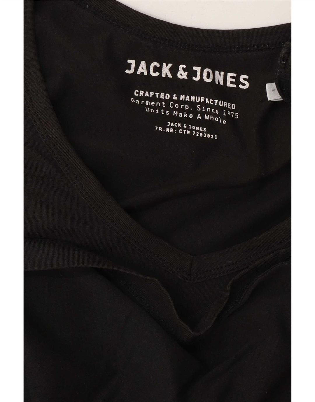 Jack & Jones T-Shirt Homme Haut Large Noir