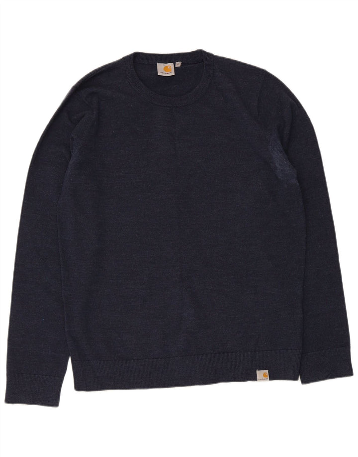 Carhartt Pull col rond homme bleu marine moyen