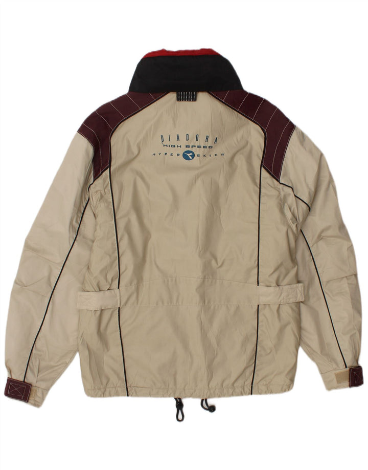 Diadora Veste de Ski Graphique Homme Petit Blanc Polyester Colorblock