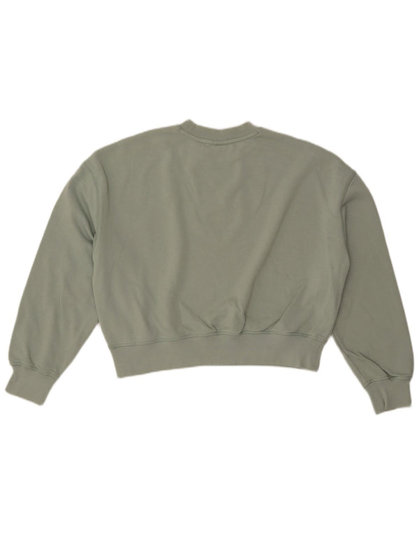 DICKIES Sweat-shirt court surdimensionné pour femme UK 14 Vert moyen