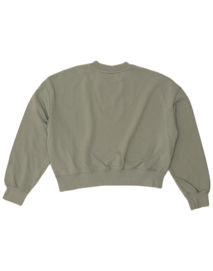 DICKIES Sweat-shirt court surdimensionné pour femme UK 14 Vert moyen