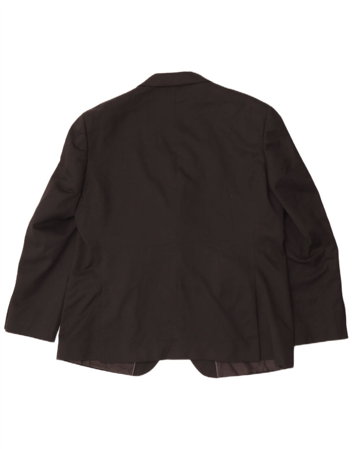 Marks & Spencer Veste blazer à 2 boutons pour homme UK 46 XL Noir Polyester