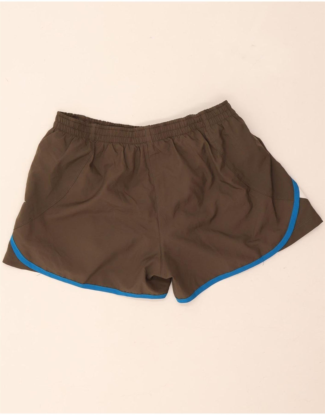 Nike Short de sport pour homme Large en polyester color block marron