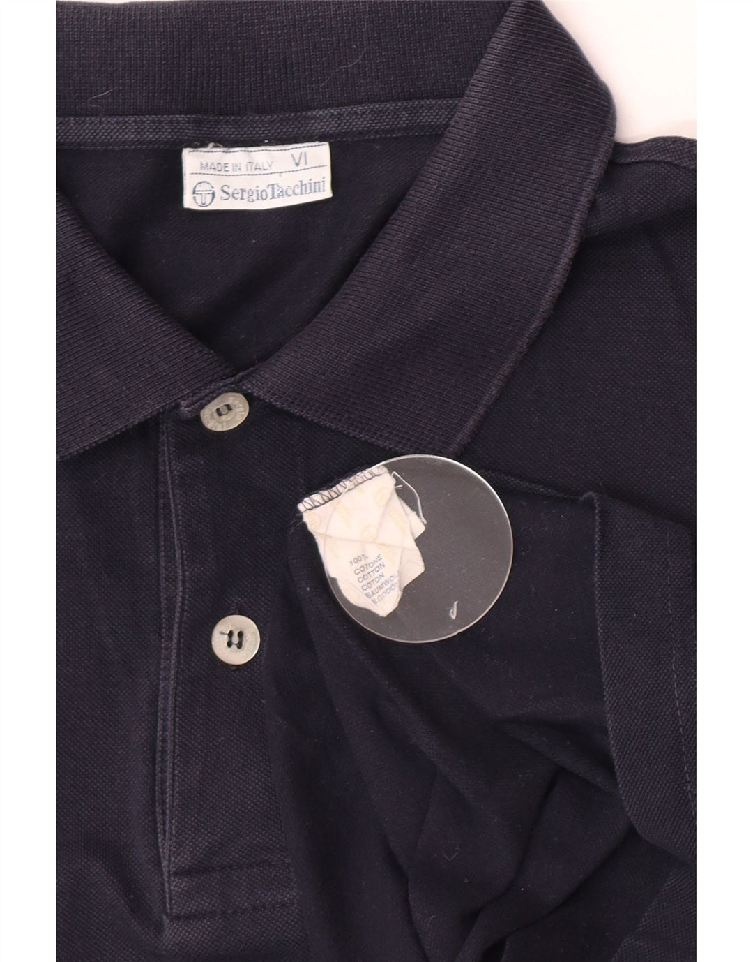 Sergio Tacchini Polo Homme Grand Bleu Marine Coton