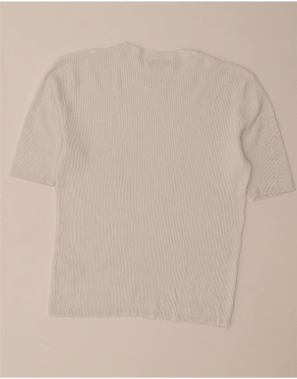 Marks & Spencer T-Shirt Homme Haut Large Blanc Viscose